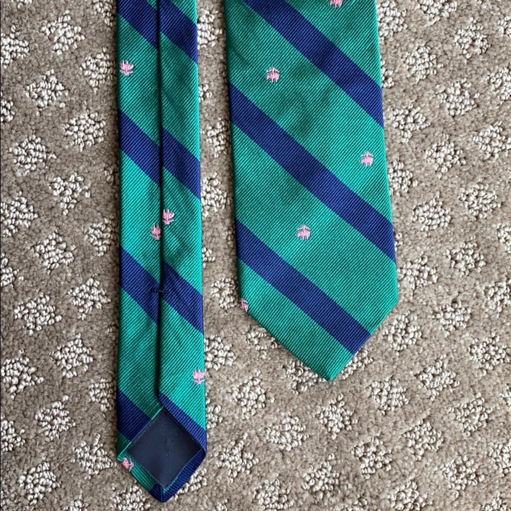Green brooks brothers tie
